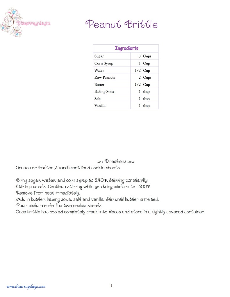 Peanut Brittle